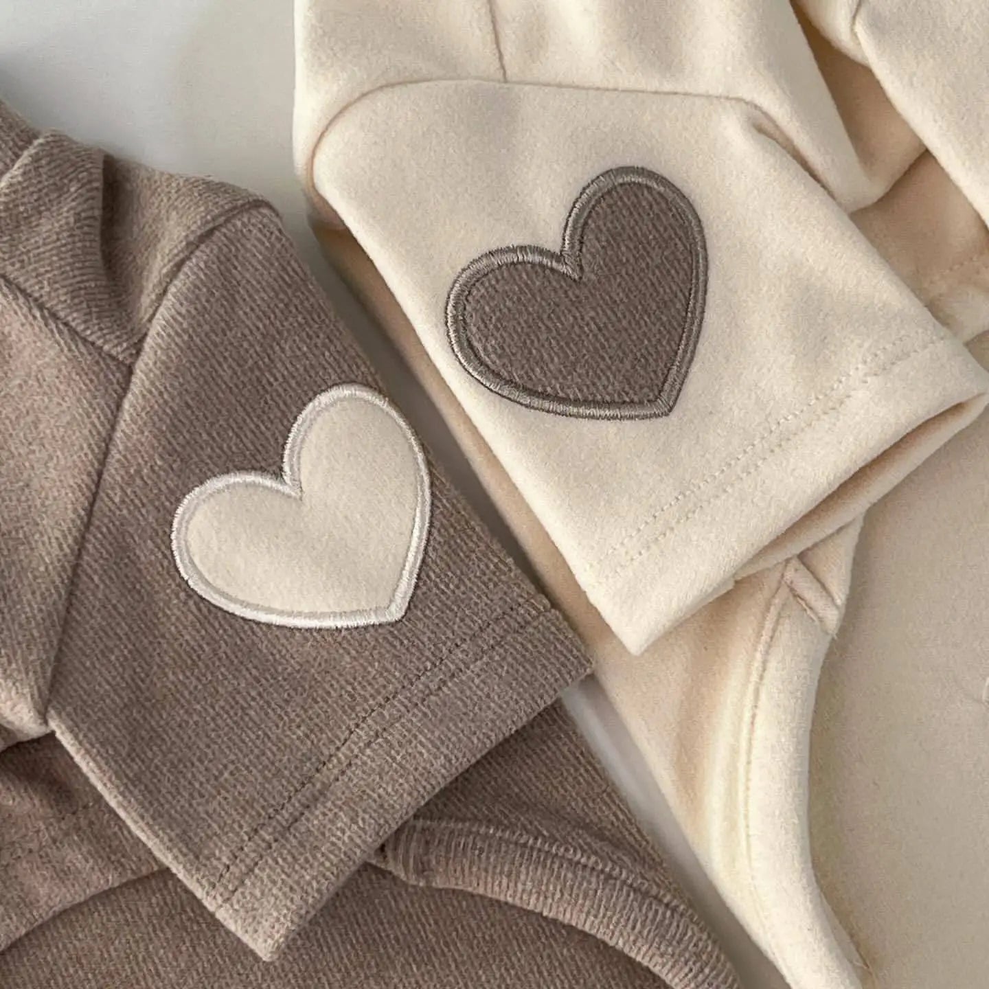 Cozy Heart Patch Dog Sweater